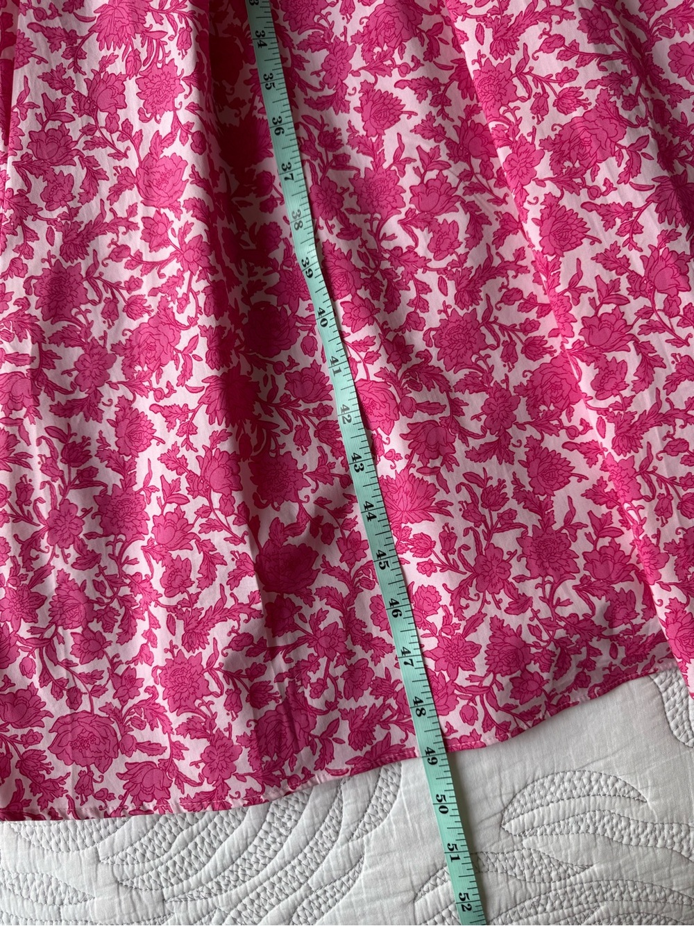 NWT - J. Crew - A-line Cotton Poplin Midi Dress in Rosebud Floral Cupcakes Blush - Picture 12 of 12